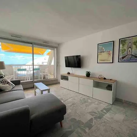 4 Pieces, Vue Mer, Piscine Et Parking Prive לה גרנד מוט