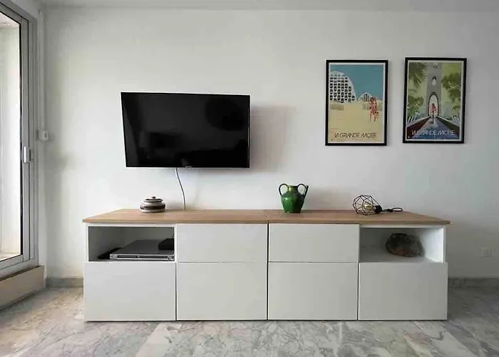 4 Pieces, Vue Mer, Piscine Et Parking Prive * La Grande-Motte